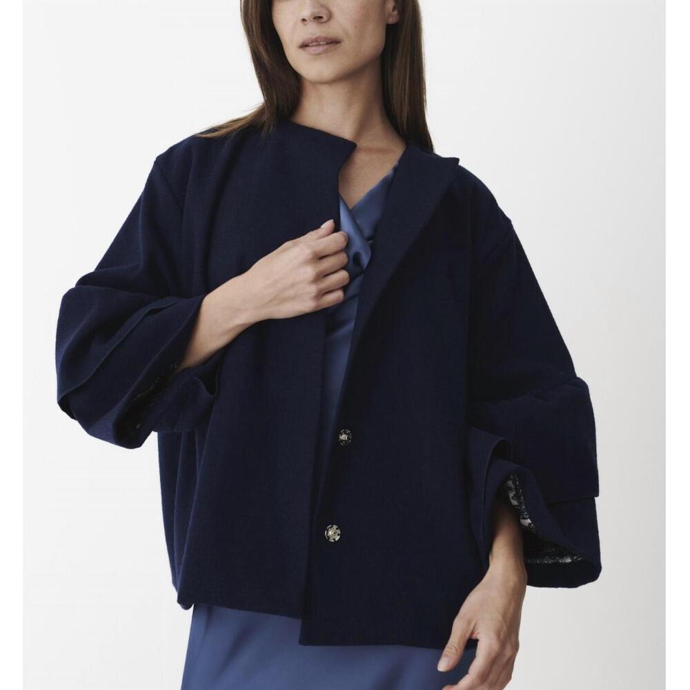 NEW KARMAMIA women's spencer jacket in blue